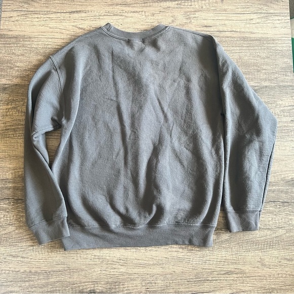 Boohoo Crewneck Sweatshirt Grey Womens Medium - Picture 3 of 3
